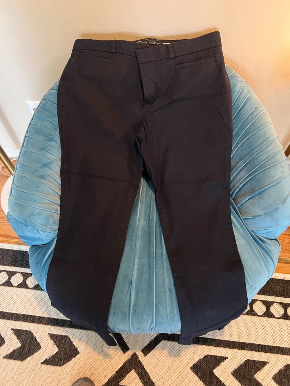 Banana Republic Sloan Curvy Fit Black Dress Pants Size 10 Ankle